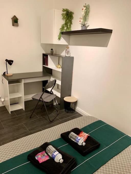 Grand Appartement 2 Chambres 5 Pers Max, Vue Panoramique Avec Parking Mulhouse Eksteriør bilde