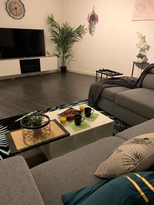 Grand Appartement 2 Chambres 5 Pers Max, Vue Panoramique Avec Parking Mulhouse Eksteriør bilde